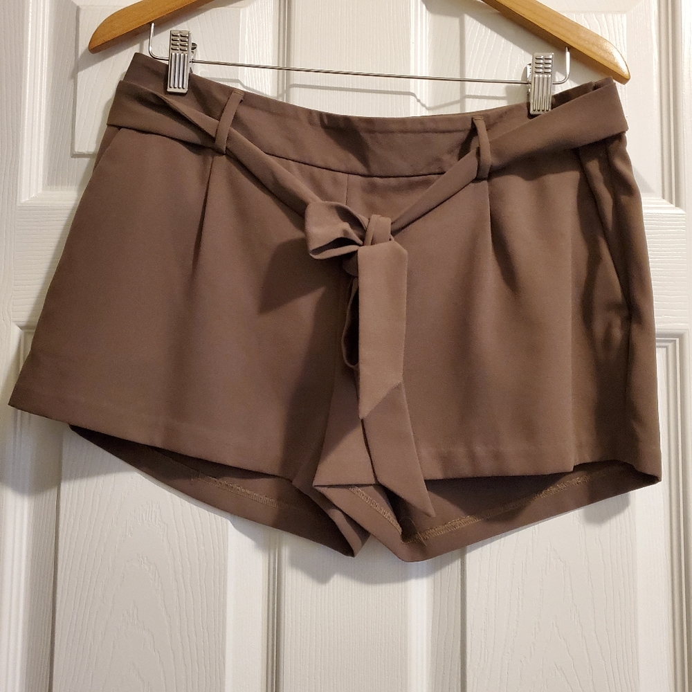 Olive green shorts